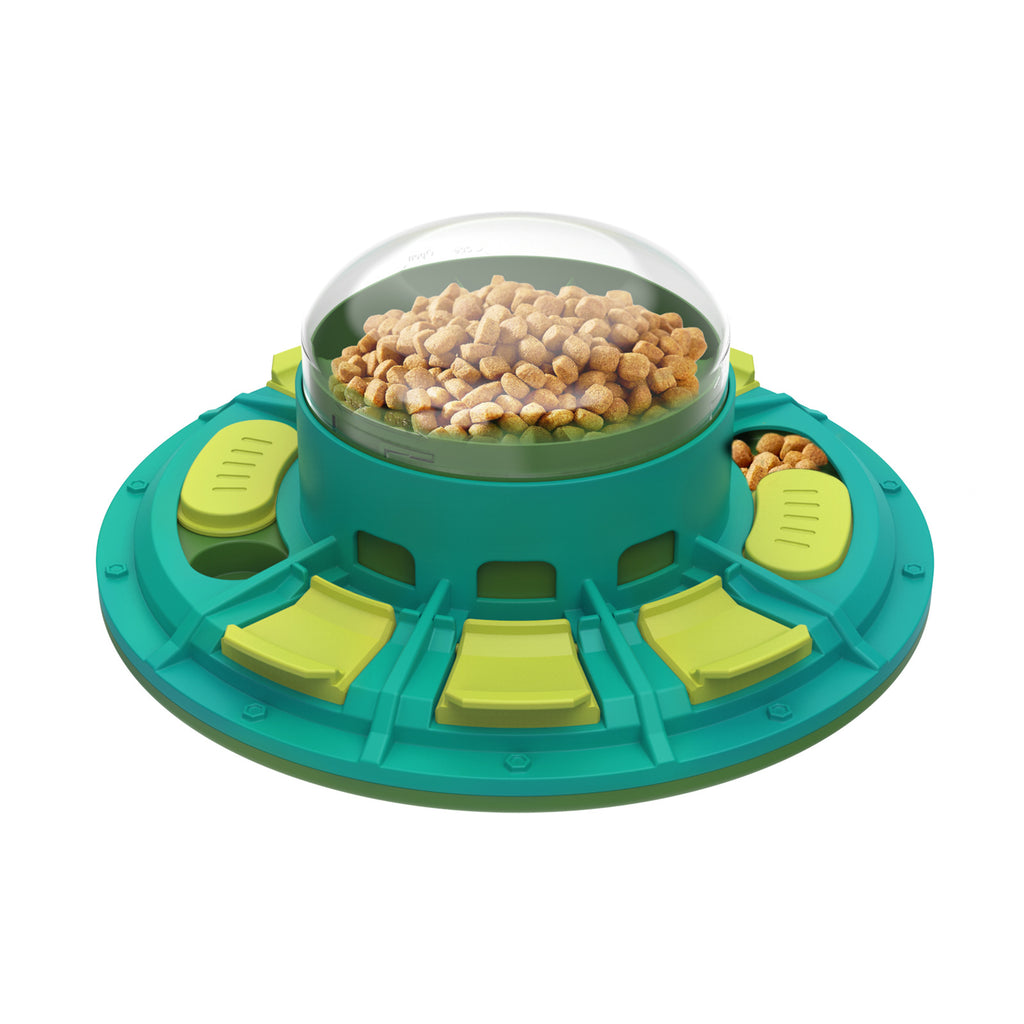 Distributeur de croquettes interactif pour chien