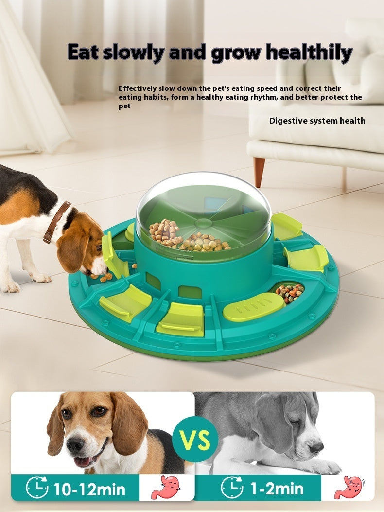 Distributeur de croquettes interactif pour chien