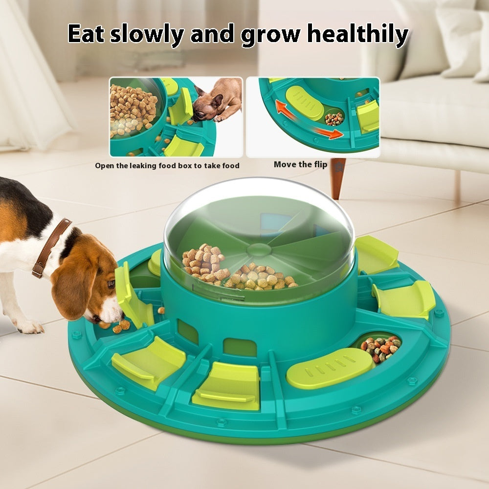 Distributeur de croquettes interactif pour chien