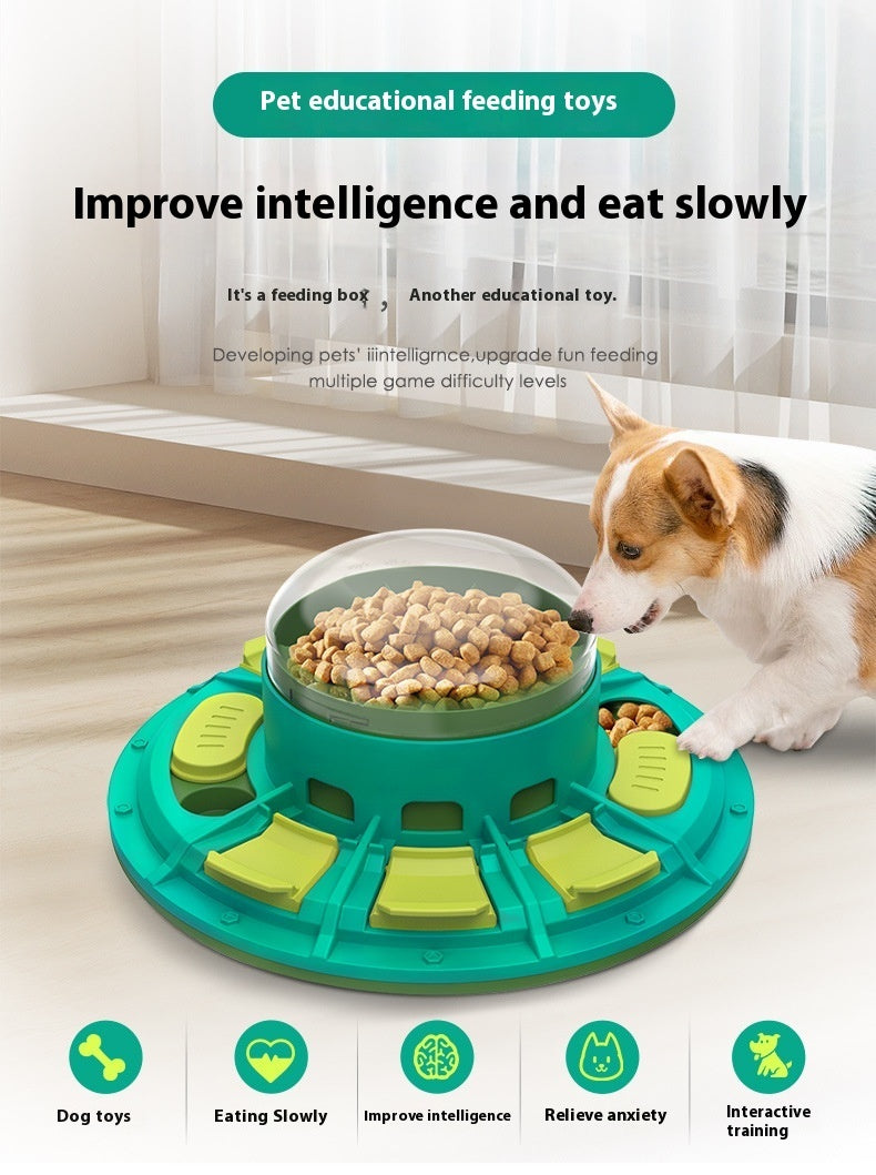 Distributeur de croquettes interactif pour chien